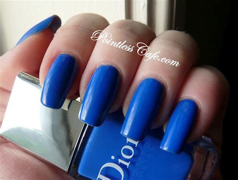 dior electric blue nail polish|Dior nail polish review.